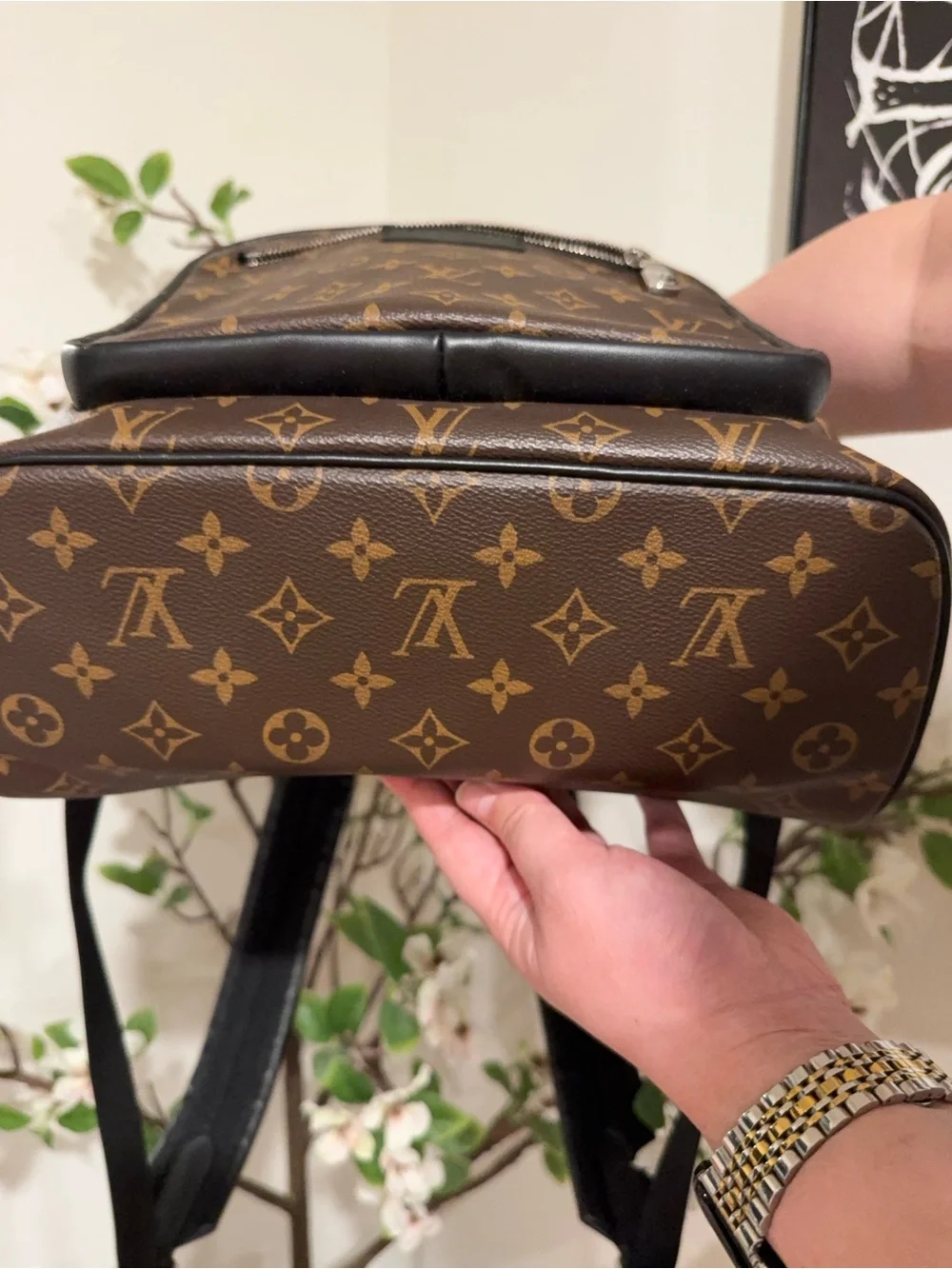 Louis Vuitton Josh Monogram Macassar Backpack 🎒🤎